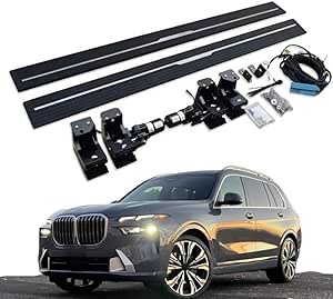 Amazon.com: 2PCS Black Deployable Side Step Electric Running Board Step ...
