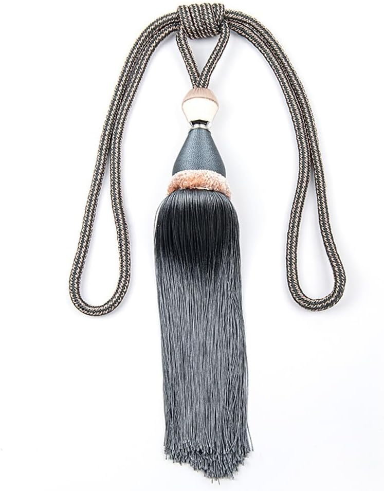FMURY Silk Wrapped Ball Tassel Curtain Strap Curtain Organization Storage Hanging Ball Strap