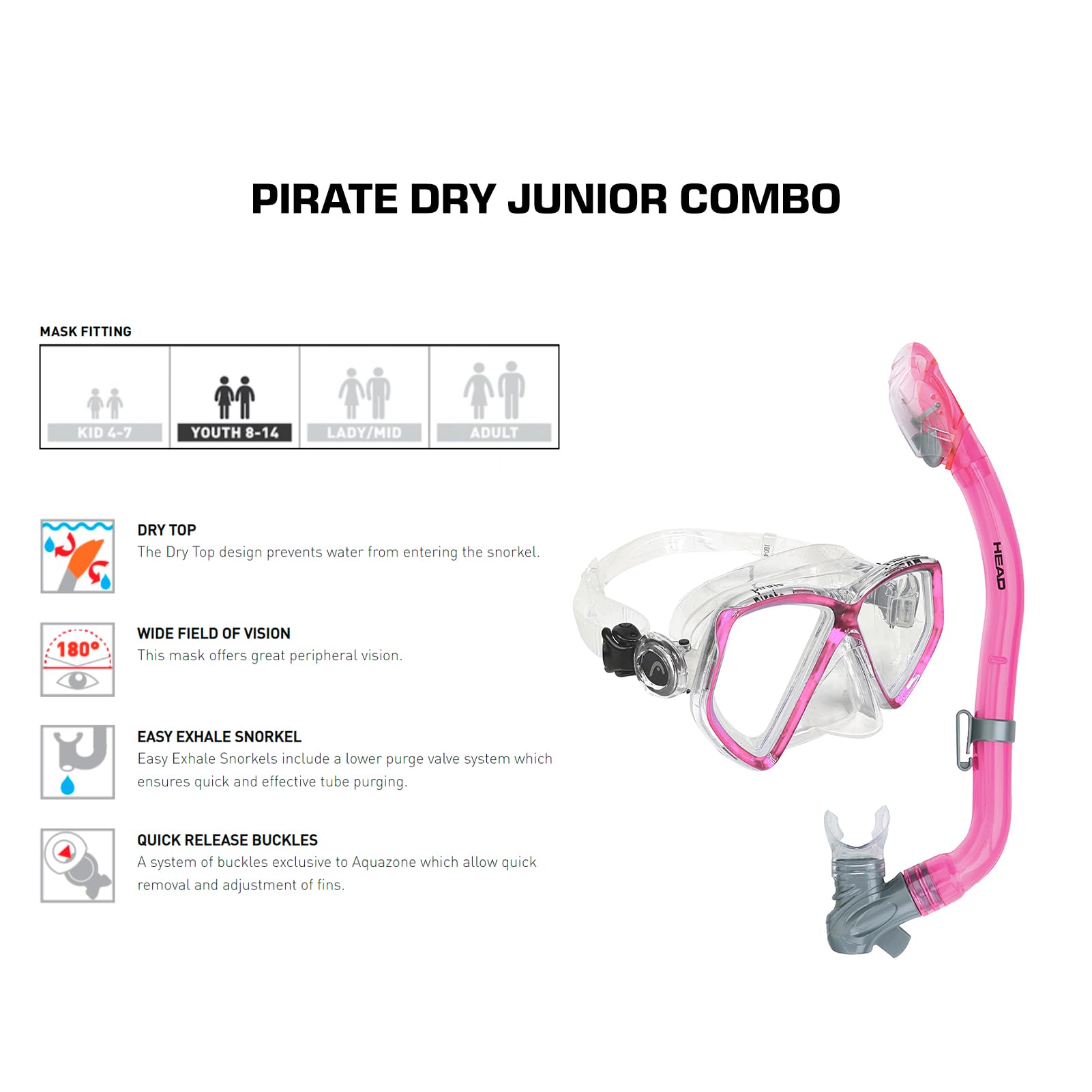 Mares Pirat Junior zestaw