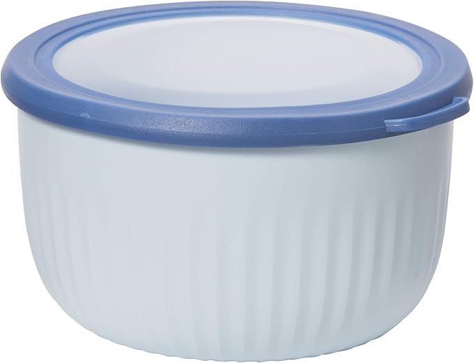 Oggi Prep, Store & Serve Plastic Bowl w/See-Thru Lid- Dishwasher,
