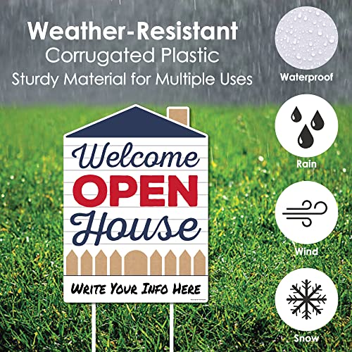Big Dot Of Happiness Open House - Real Estate Welcome Yard Sign #TOP4