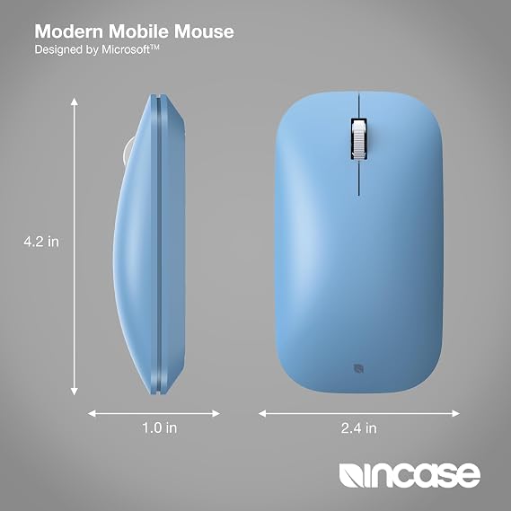 Incase Modern Mobile Mouse Designed by Microsoft, Wireless, Sapphire