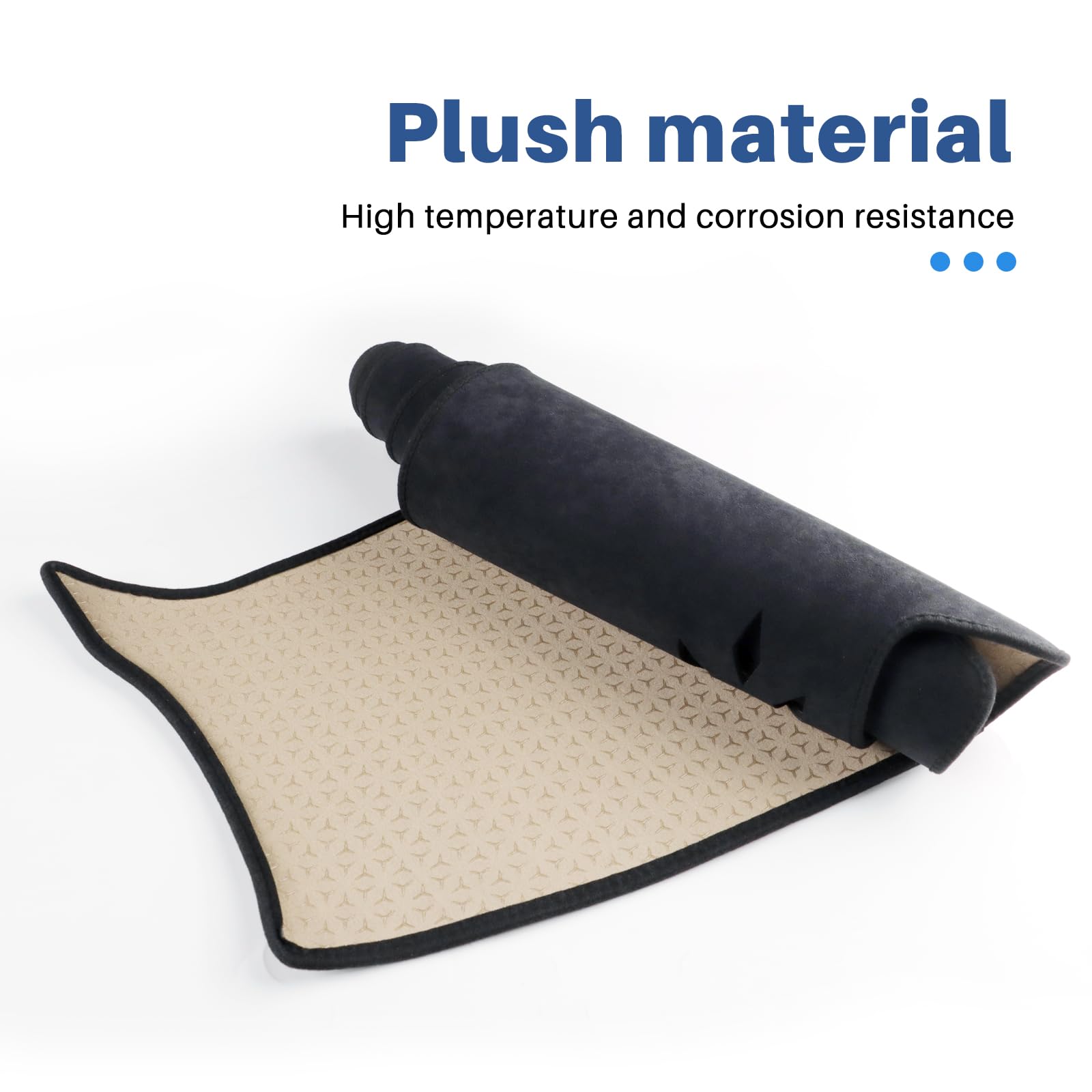 KUNGKIC pour Hyundai Tucson 2025 2026 Couverture de Tableau de Bord en Flanelle pour Voiture, Housse de Tableau de Bord, Protection Solaire pour intérieur de Voiture, Protection Contre la lumière du
