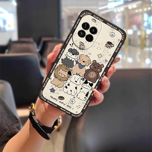 Phone Case Compatible with Huawei Nova14 Lite/Vitality Edition, Dirt-resistant Anti-dust Protective Silicone Animals Phone Pouch