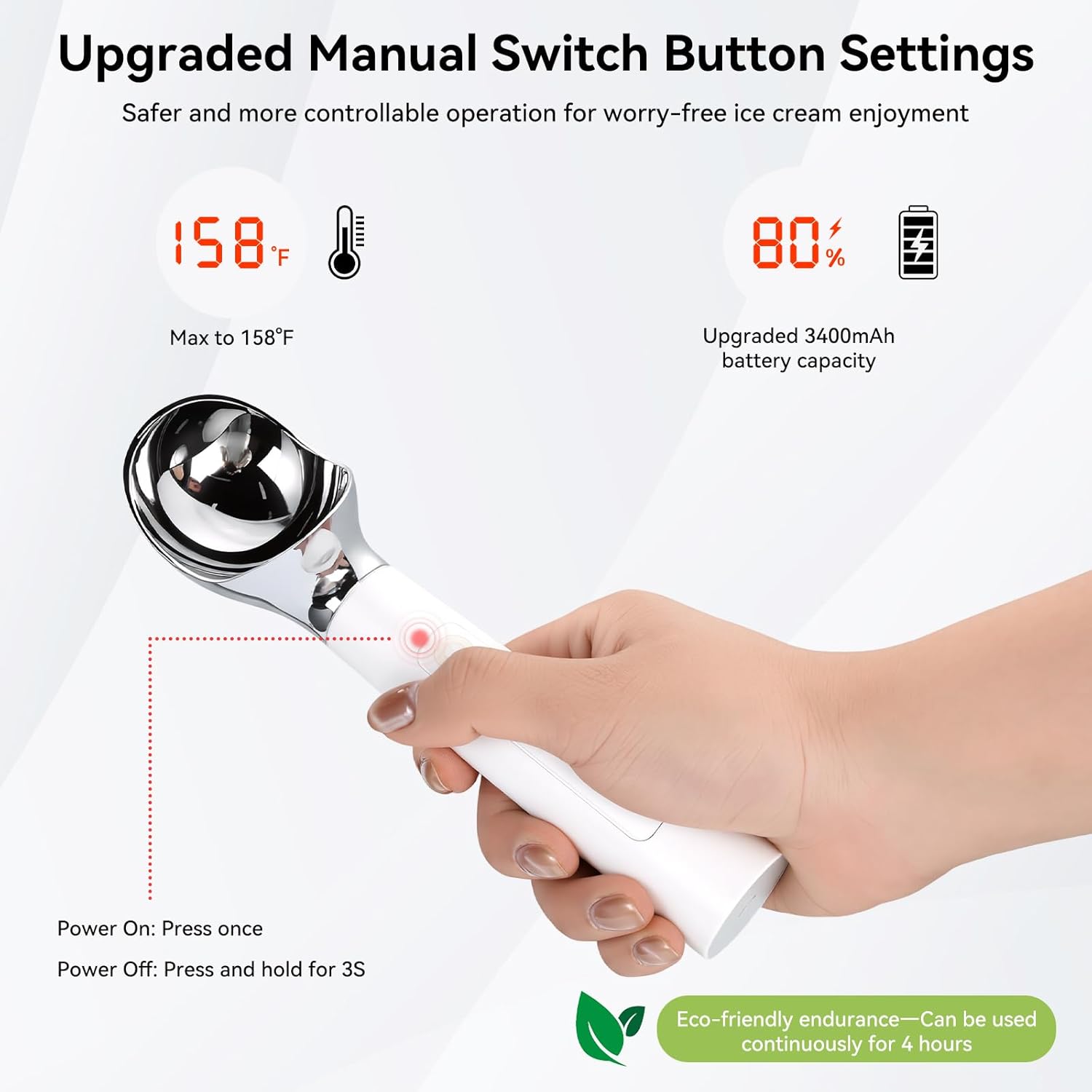 OTraki Heated Ice Cream Scoop Review: The Electric Scooper for Hard Icecream (70°C, LED, Waterproof, Seniors) – A Game-Changer for US Kitchens? Review USA 2025