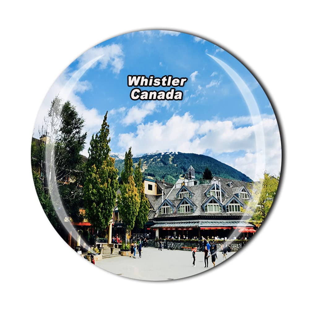 Canada Whistler Fridge Magnet for Refrigerator Souvenir Gift Crystal Magnetic Sticker Collection