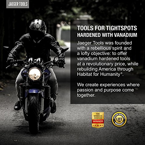 Jaeger 3/4 Inch Tightspot Ratchet Wrench With 90-Tooth Ratcheting Precision And Hardened, Polished Steel For Projects With Tight Spaces #TOP7