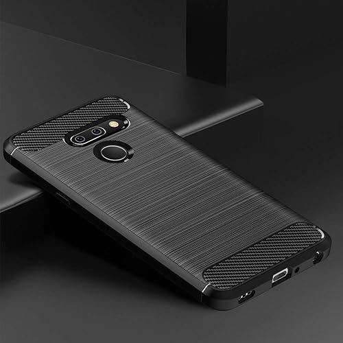 Miniatura 4 de Funda de teléfono para LG G8 ThinQ con protector de pantalla de vidrio templado y accesorios para celda, delgada, suave, de silicona de poliuretano