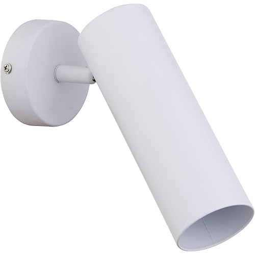 Amazon Basics Modern Wall Sconce Light - 6" x 3.3" x 8", White