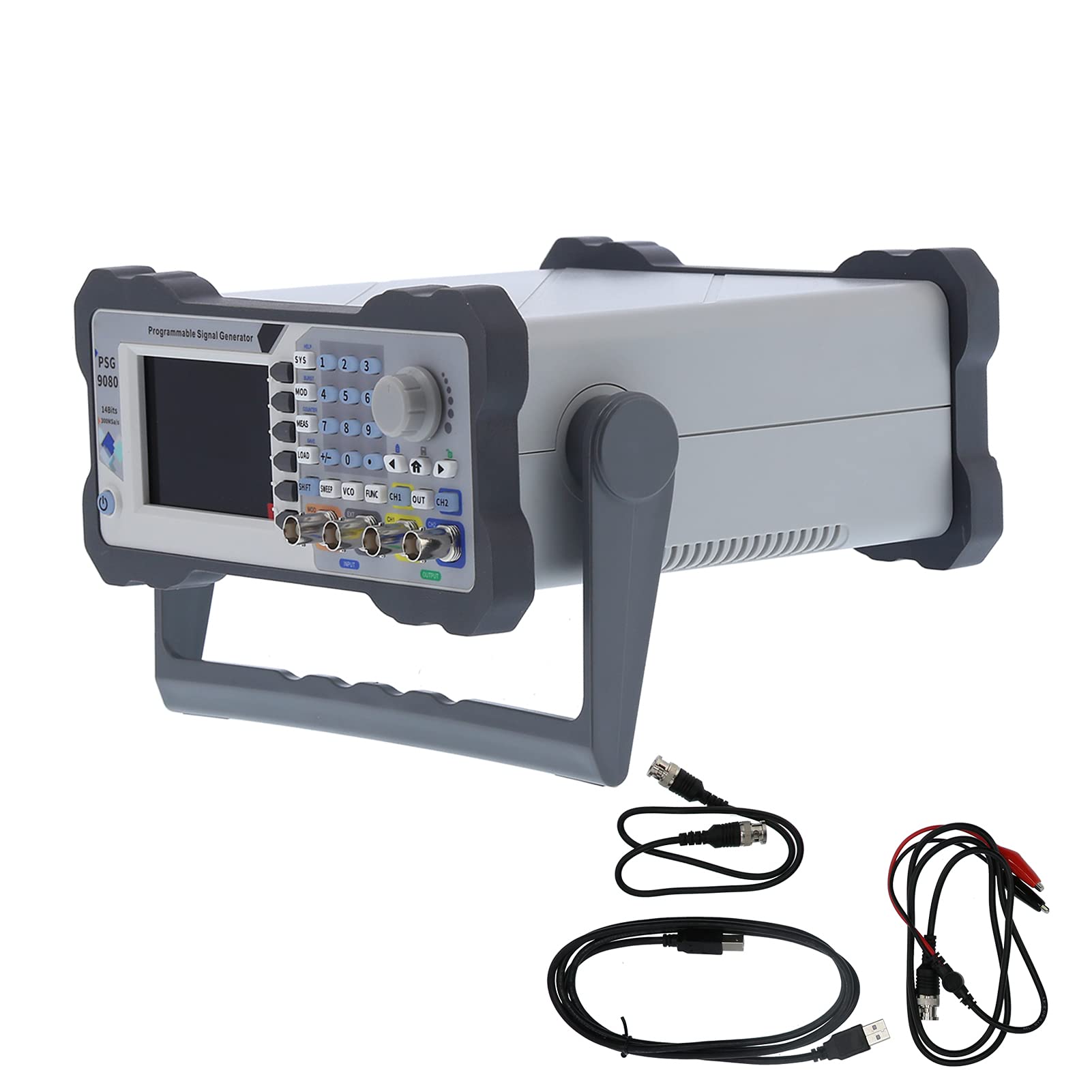 PSG9080 Signalgenerator ABS Zweikanal-Frequenzmesser 87,5 Bis 108 MHz DDS Arbiträrwellengenerator mit LED-Anzeige 4 Leistungsstufen für Prüfstandbenutzer