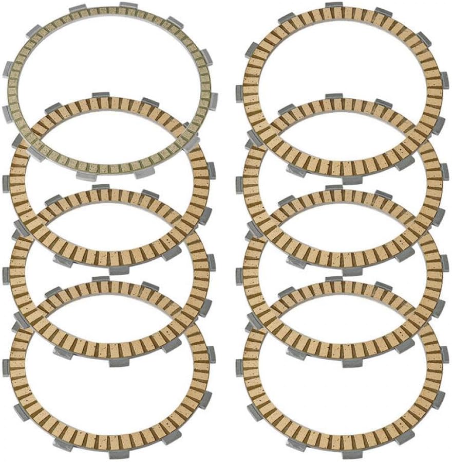 Clutch Friction Disc Plate Kit Compatible With Automotive Motorcycle Parts Pan-European CTX1300 ST1300 ST1300P ABS For Part Number 22201-MCA-000 22202-MCS-000 22203-MCA-000