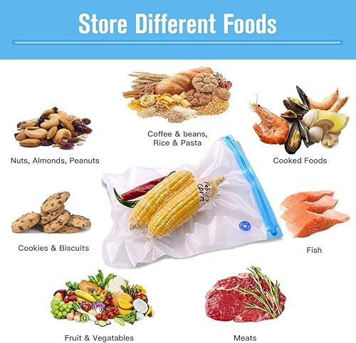 Miniatura 3 de GenieX Sellador al vacío de mano, mini bomba eléctrica recargable para bolsas de almacenamiento de alimentos y recipientes de ahorro de alimentos.