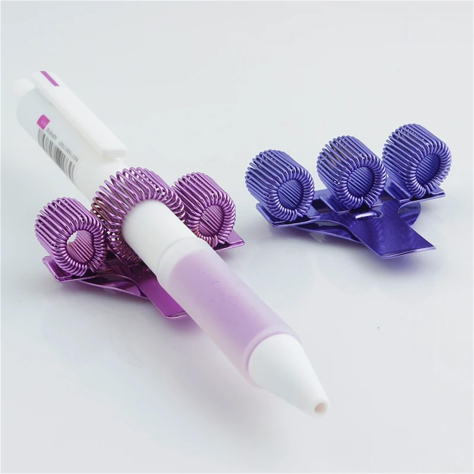 Notizbuch-Stift-Clips, Stifthalter für Reiseplaner, Rindsleder, Tagebuch, Metall-Stifthalter (24 Stück)