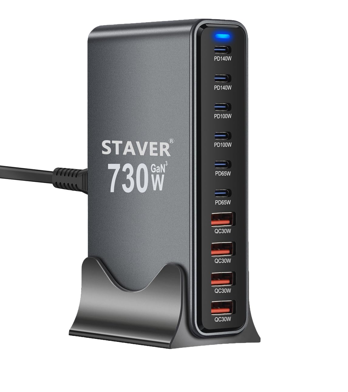 Amazon | 730W 充電器 【アップグレード版 GaNFastⅢ 10ポート 2*単口