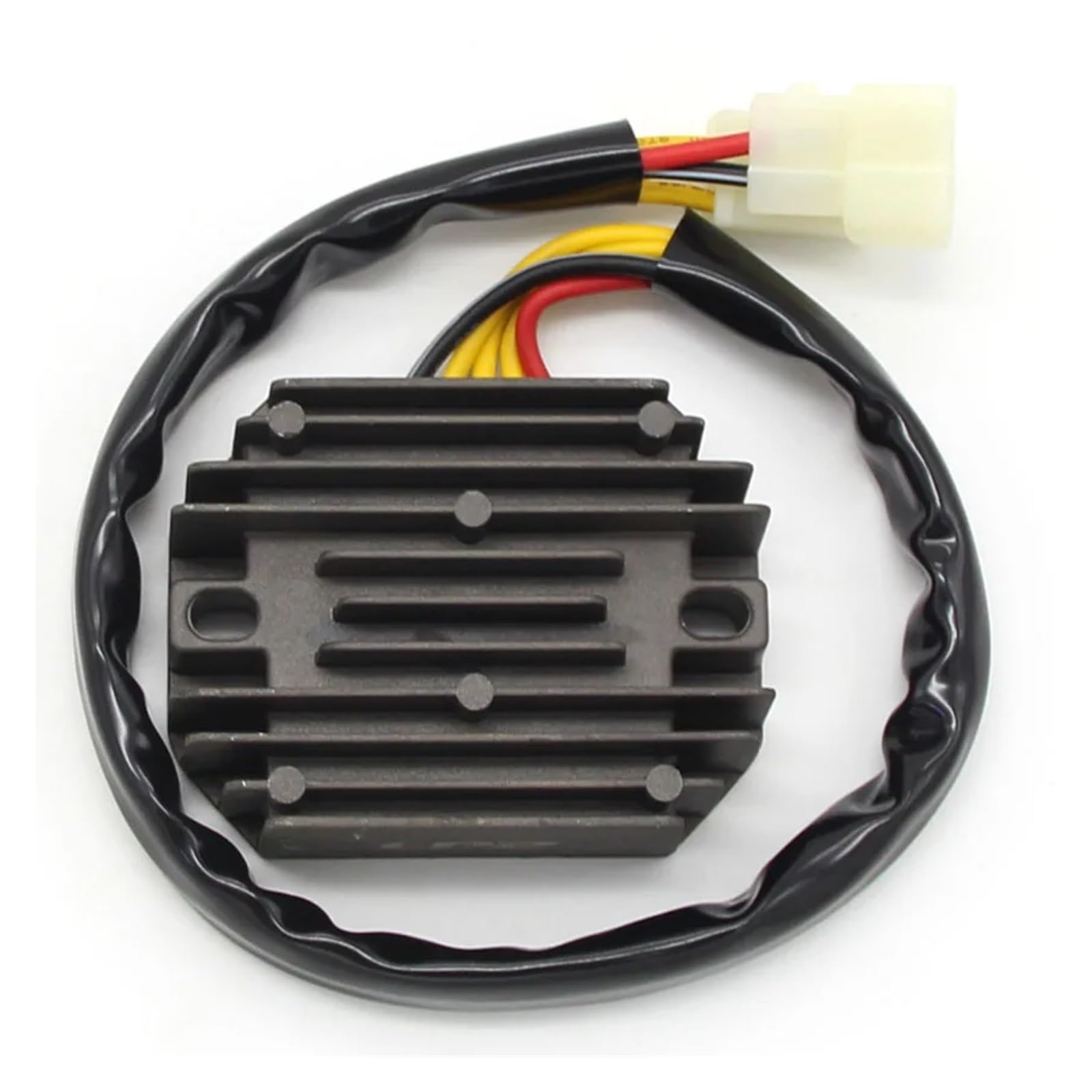 Regulador de voltaje metálico con disipación térmica para motos Suzuki GS500 y GSXR400
