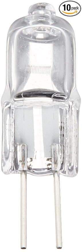 CBconcept 10XG412V10W G4 JC Halogen Light Bulb,10-Watt,12-Volt, 10 Bulbs