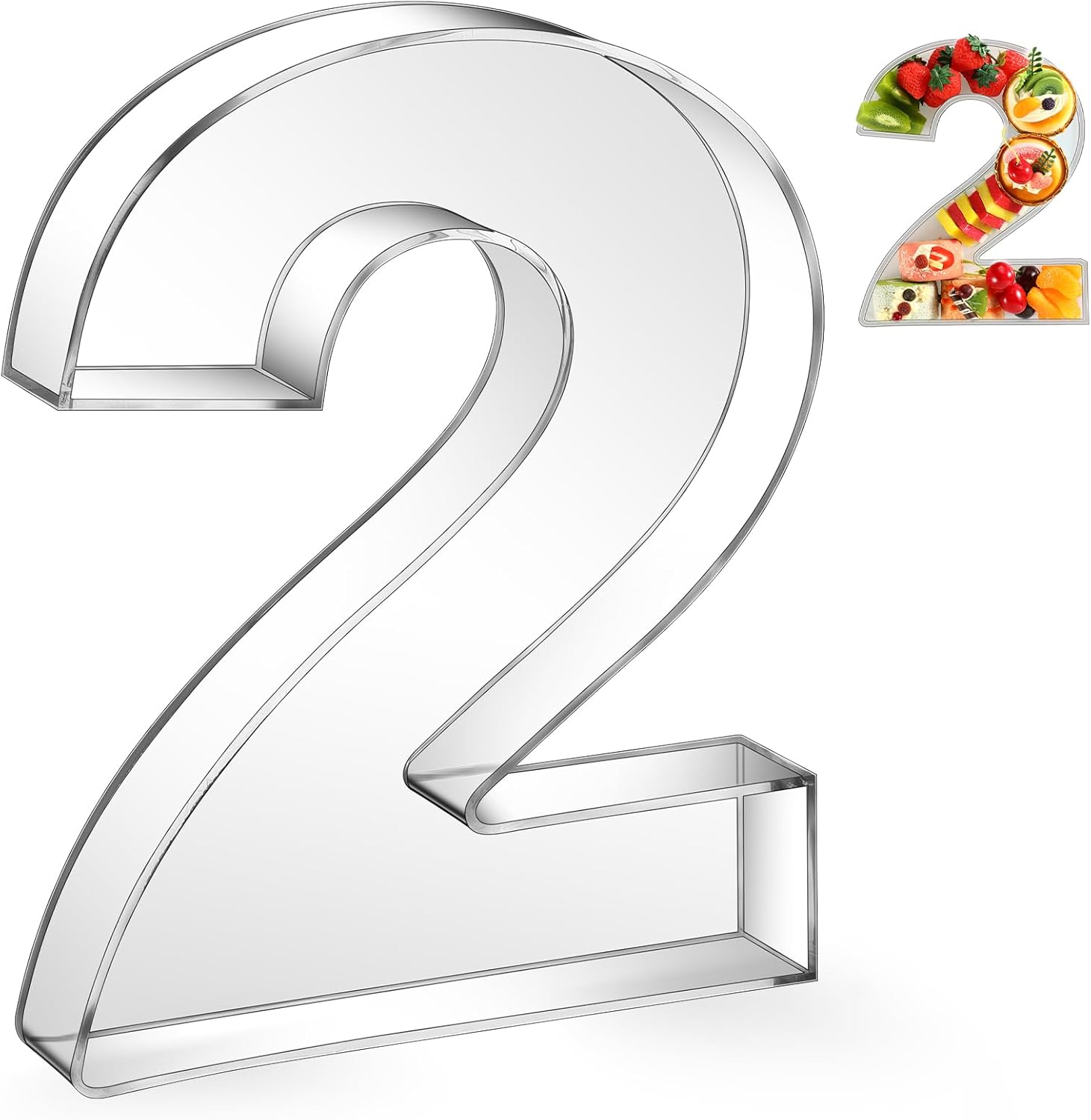 Uiifan 10'' Acrylic Letter Box Form Tray Iceland