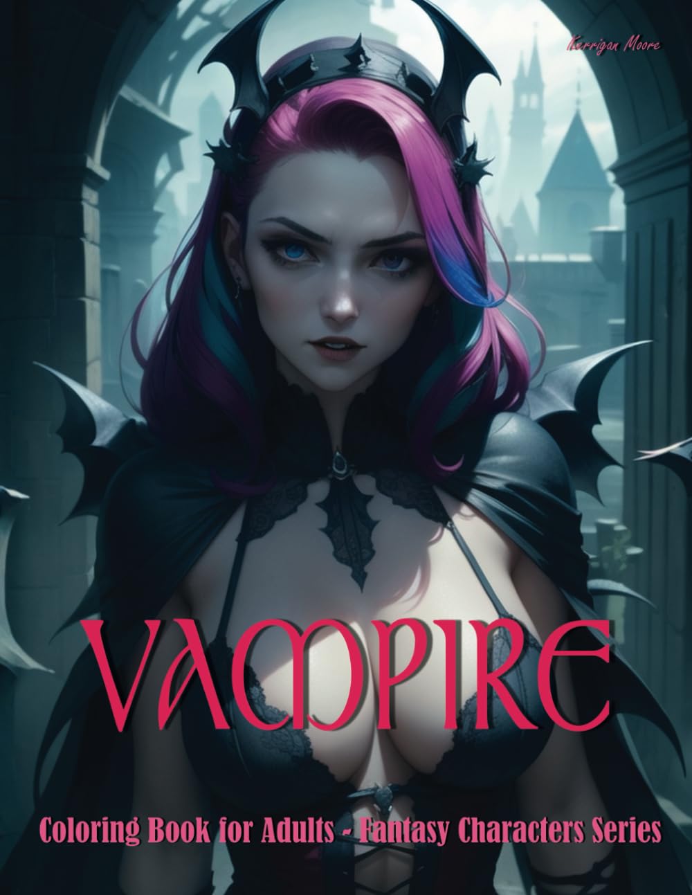 Vampire: Coloring Book for Adults – Fantasy Characters Series