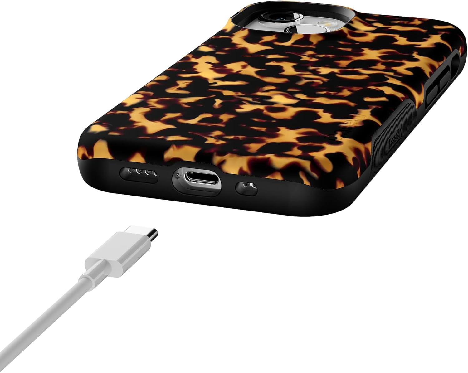 Casely iPhone 13 Mini Case | Shell Shocked | Tortoise Print | Bold Protective Design | Compatible with MagSafe