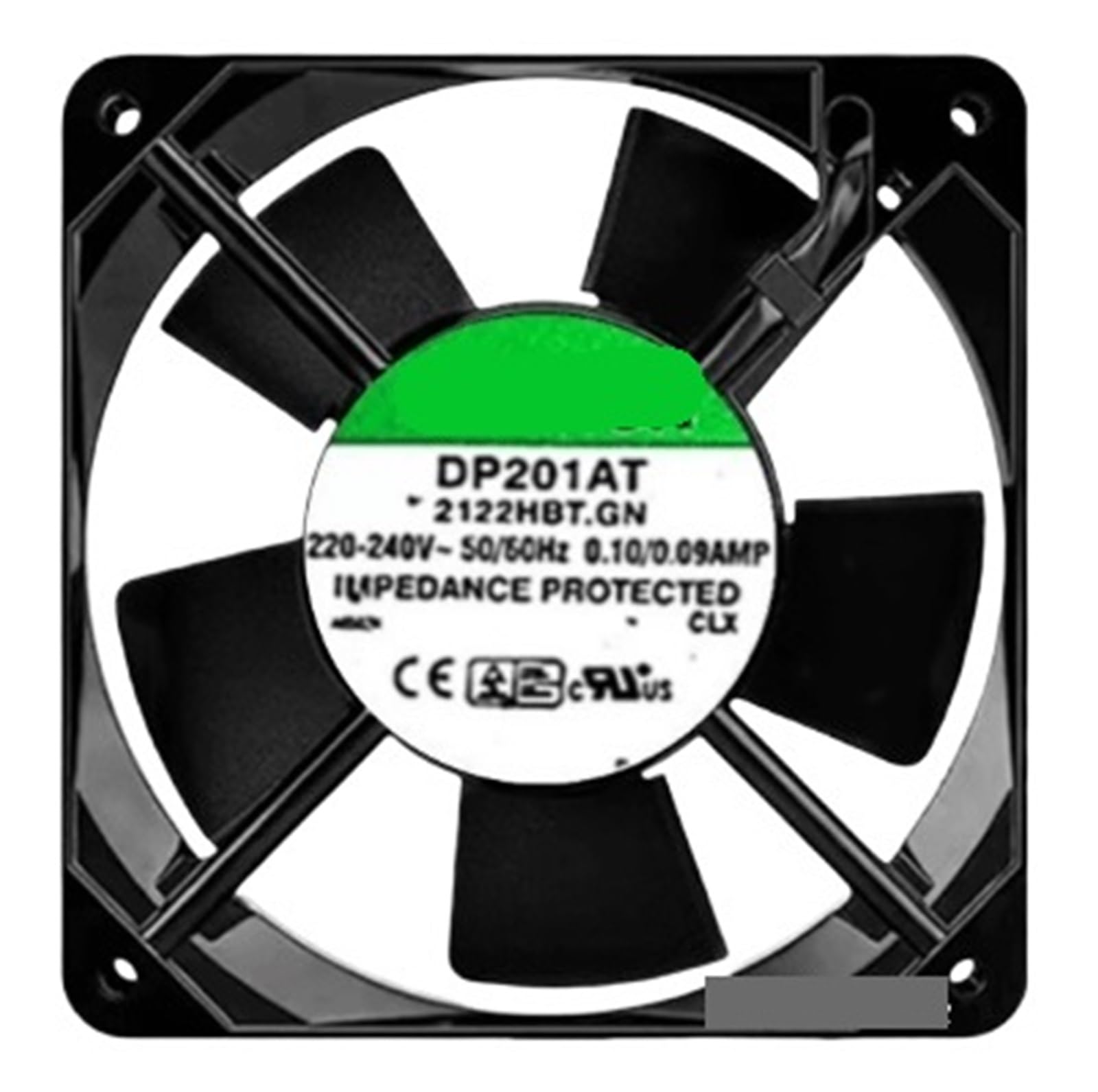 LZIKKGKI DP201AT-2122HBT.GN cooling fan 220-240V~50/60Hz 0.10/0.09A