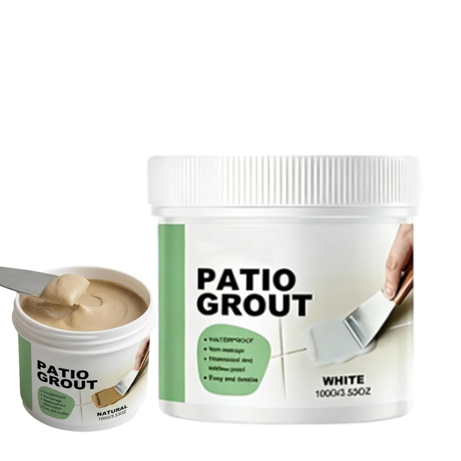 Sovtay Waterproof Patio Grout Filler,3.53oz, Waterproof Tile Grout Filler, Patio Grout Repair Kit for Shower (1pcs)