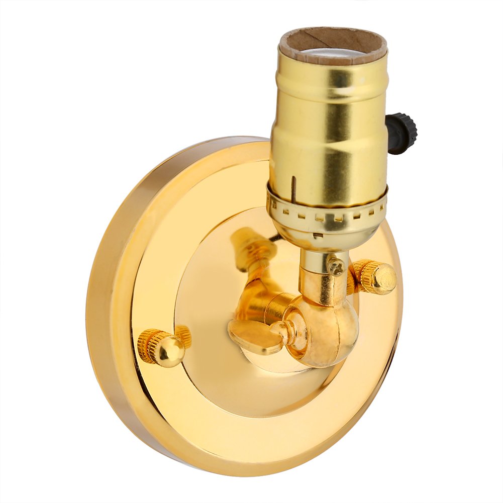 Support Douille E27 Vintage Industriel Fdit - Plafonnier Mur Pendentif Argent - Base Lampe E26/E27