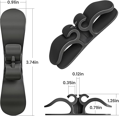 Miniatura 7 de Organizador de cables para electrodomésticos, envolturas de cable para cables eléctricos, paquete de 6 varillas, enrollador para electrodomésticos
