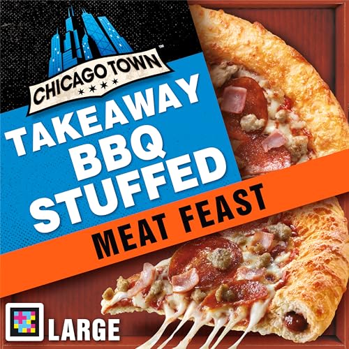 Chicago Town Takeaway BBQ Stuffed Crust Meat Feast 640g (Frozen)