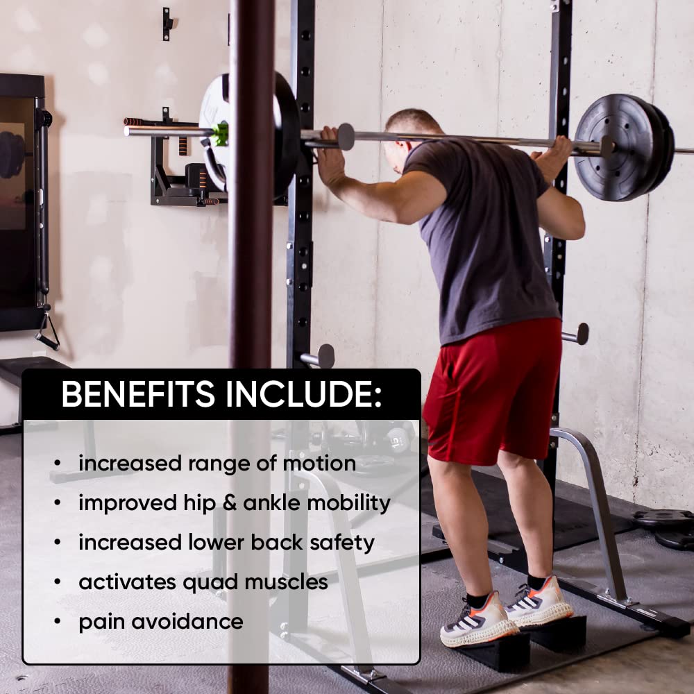 Zeppe Per Squat In EVA – Set Rialzo Tallone Antiscivolo Per Allenamenti Sicuri E Comfort!