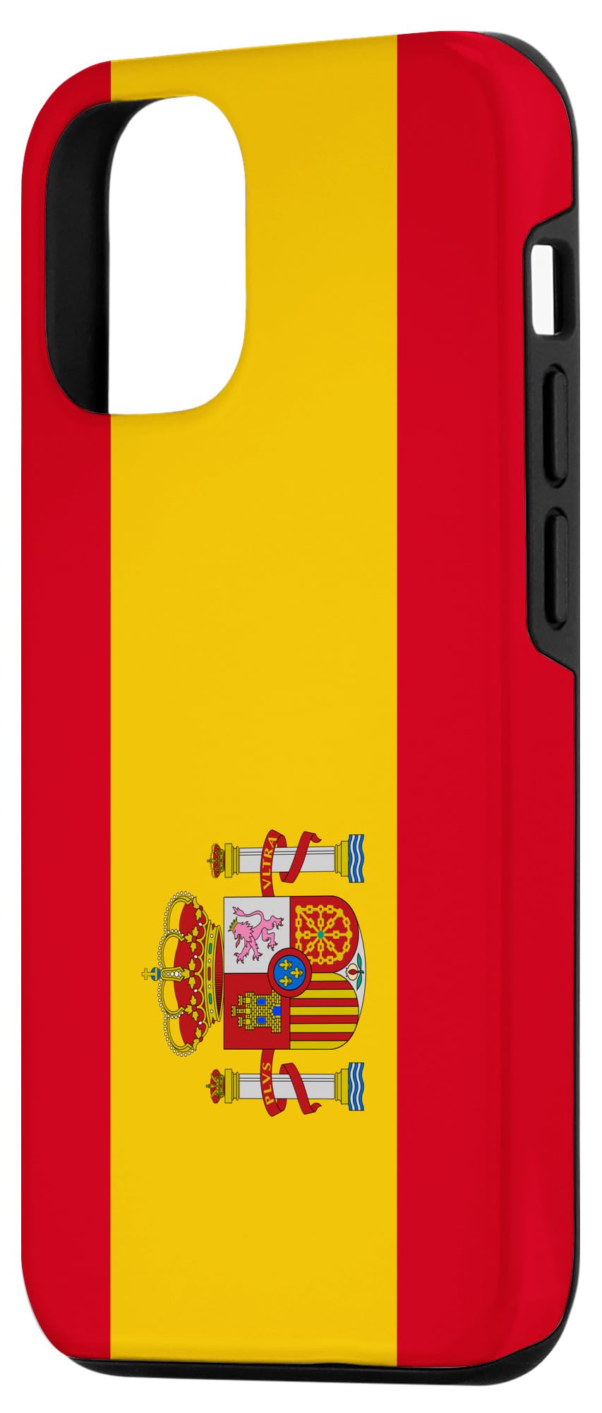 iPhone 14 I Love Spain & Proud, Spain Flag Graphic Cool Designs Case - Image 2