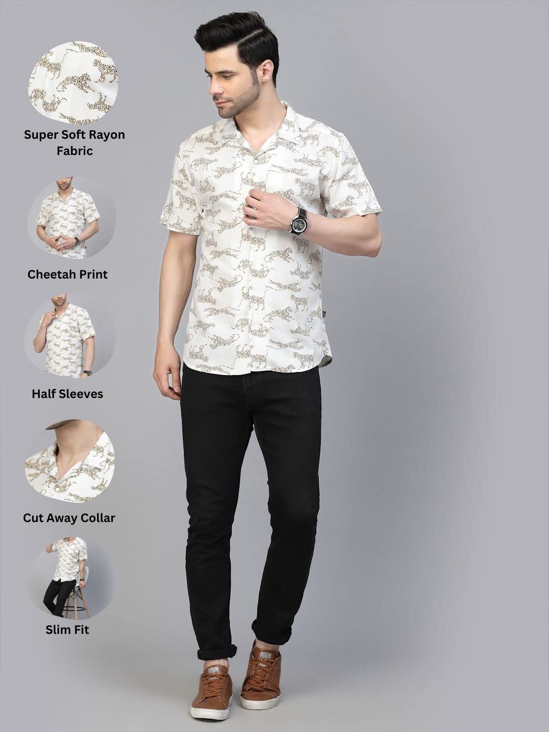 Rigo Printed Casual Shirts for Men | Summer Shirts for Men | Half Sleeves Shirts for Men offers donot miss 2 Rigo Printed Casual Shirts for Men | Summer Shirts for Men | Half Sleeves Shirts for Men offers donot miss