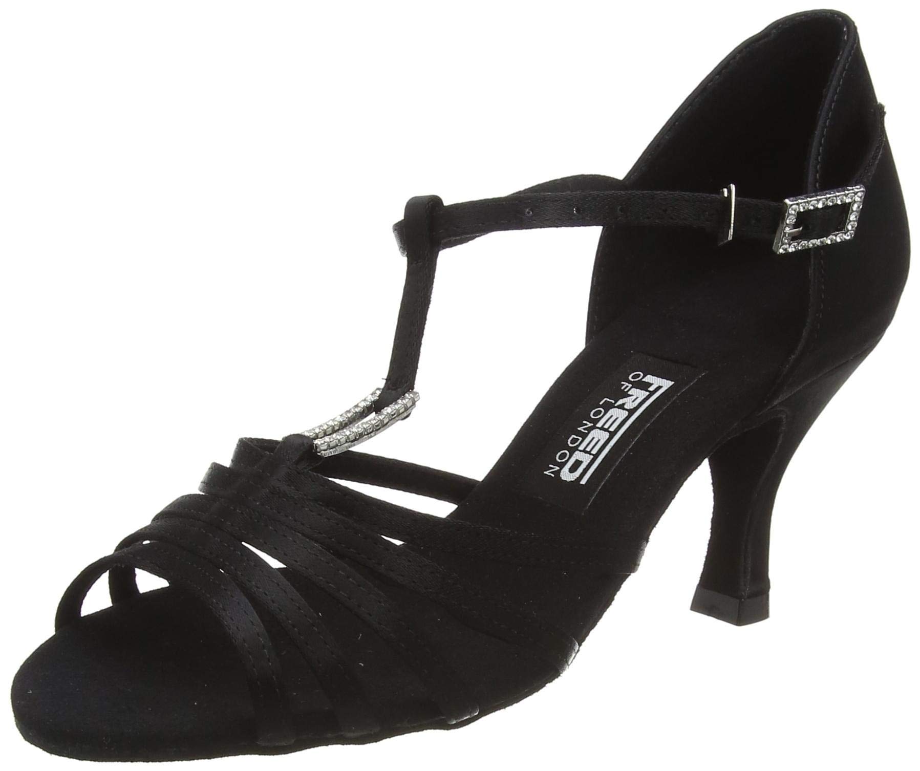 Freed of London Women's Hollyfc Dance Shoe, Black, 5 UK
