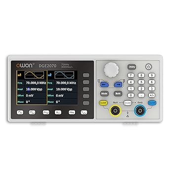 DGE2070 Arbitrary Waveform Generator Dual-Channel 70 MHz Generator 14 Bits Vertical Resolution with 3.6?LCD