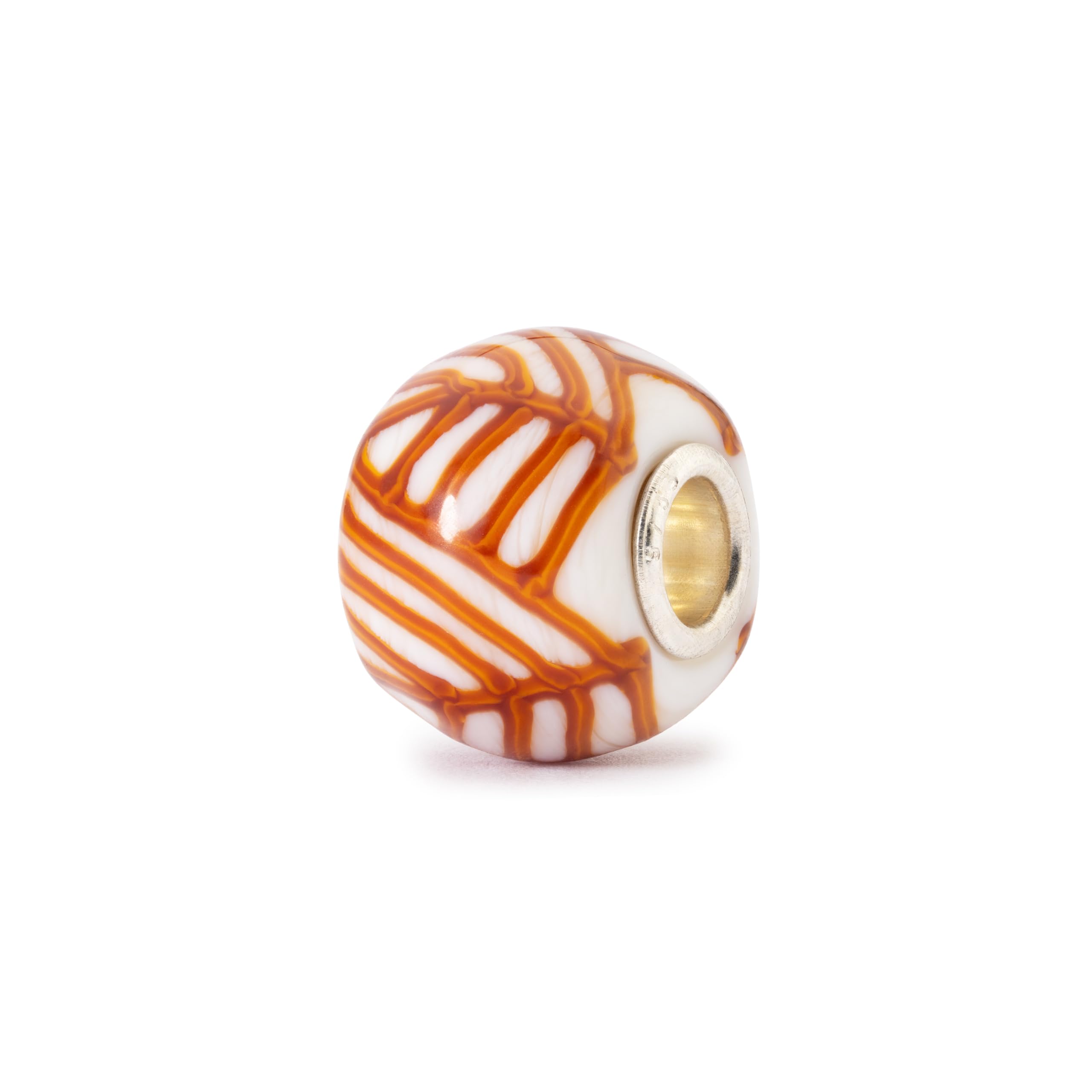 Abalorio de cristal con diseño gráfico tranquilo Trollbeads joyería coleccionable mujer 6
