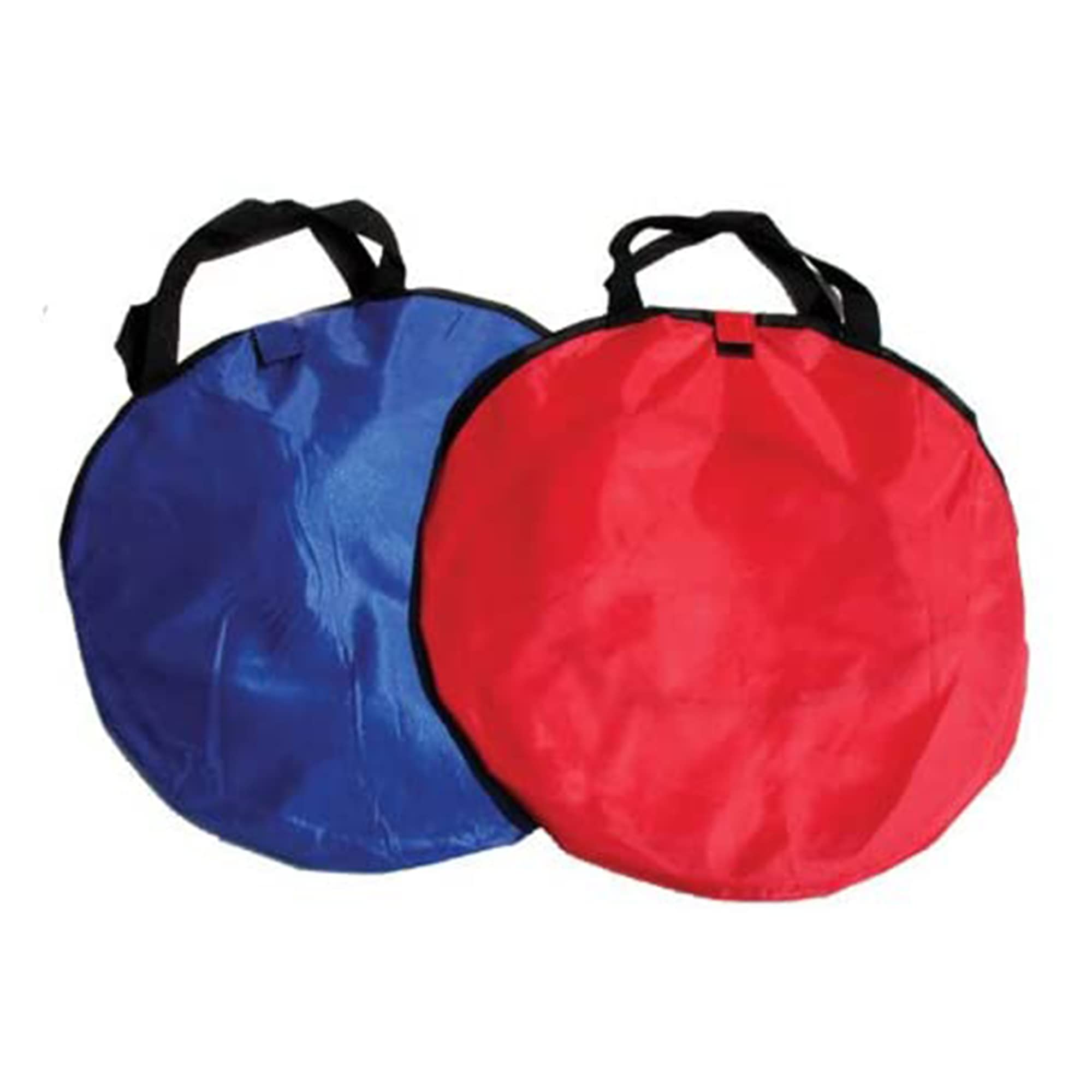 OnCourt OffCourt Pop Up Targets with Velcro Straps and Durable Metal Frame for Tennis Practice and Training, Set of 2, Blue and Red