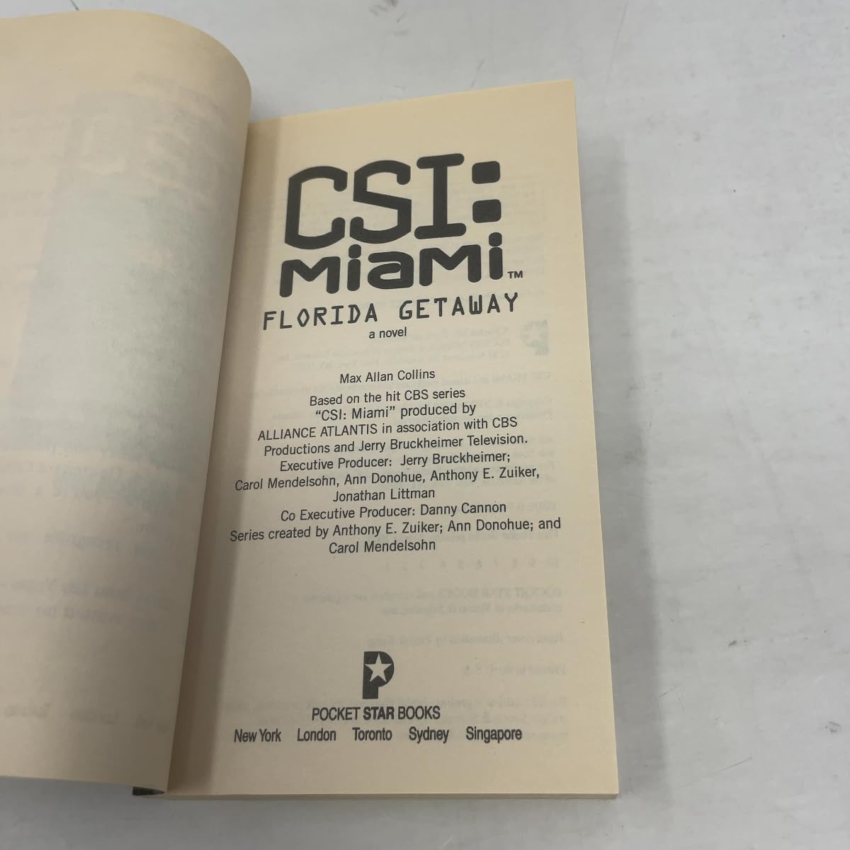 Florida Getaway: Book 1 (CSI: Crime Scene Investigation)