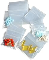 Vista 7 de 100 Paquetes de Bolsas para Pastillas de 6 mil Resistentes de 3x2.75 Pulgadas, Bolsitas para Pastillas sin BPA, con Sellado Impermeable, Prácticas