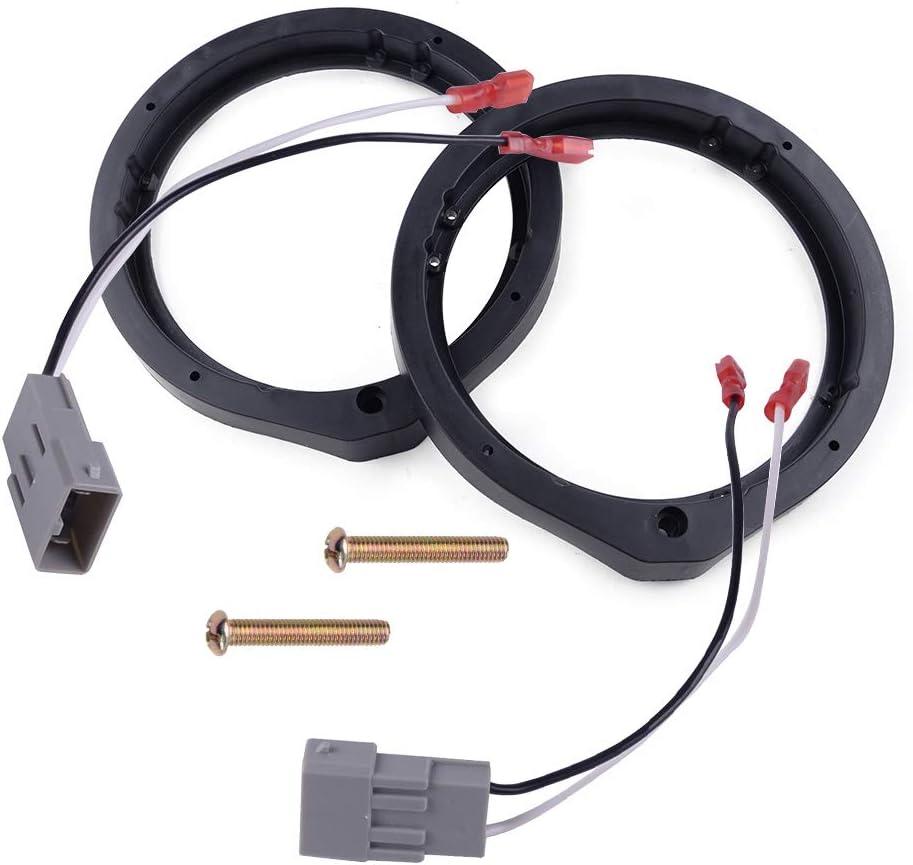 beler 2Pcs Speaker Adapter 6.5"/6.75" 165mm & Wire Harness Fit for Honda Civic Accord Crosstour CR-Z