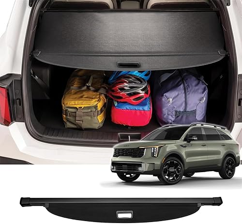 Miniatura 25 de Vesul, cubierta retráctil para baúl trasero compatible con Toyota RAV4 2013-2018, protector de seguridad, pantalla de privacidad para equipaje