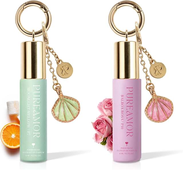 PUREAMOR Rose Marshmallow perfume oil duo
