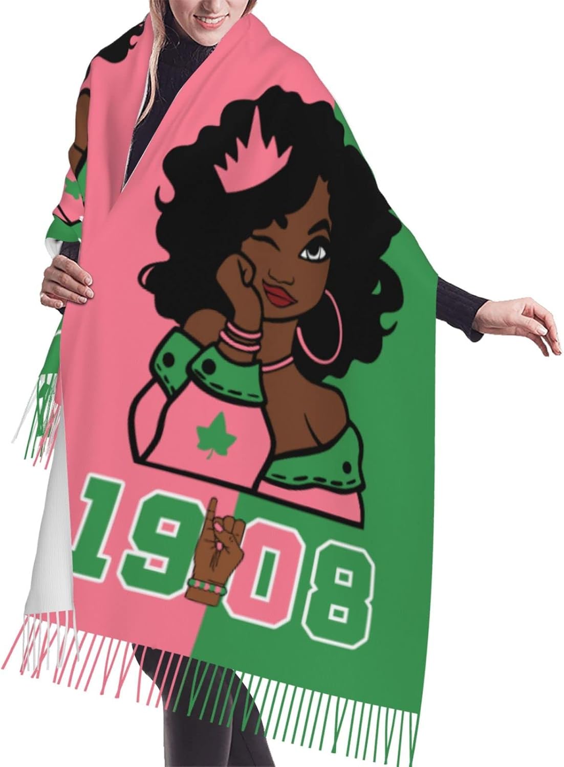 Women's Scarf Super Soft Wrap For Long Large Warm With Tassel