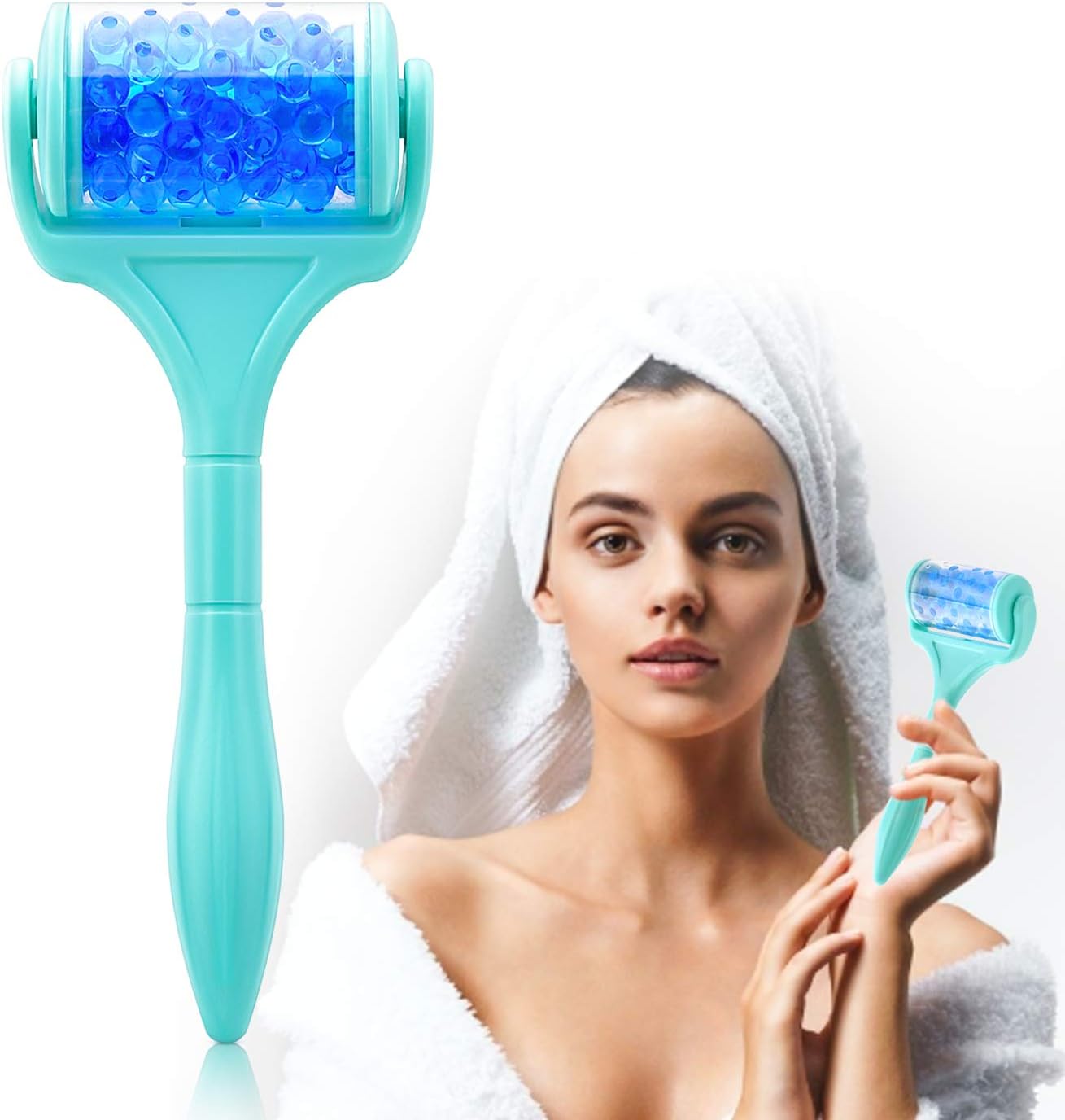 Amazon フェイスローラー、BONWORL アイスローラーfor Face＆Eye、フェイシャルボディアイネックマッサージツール