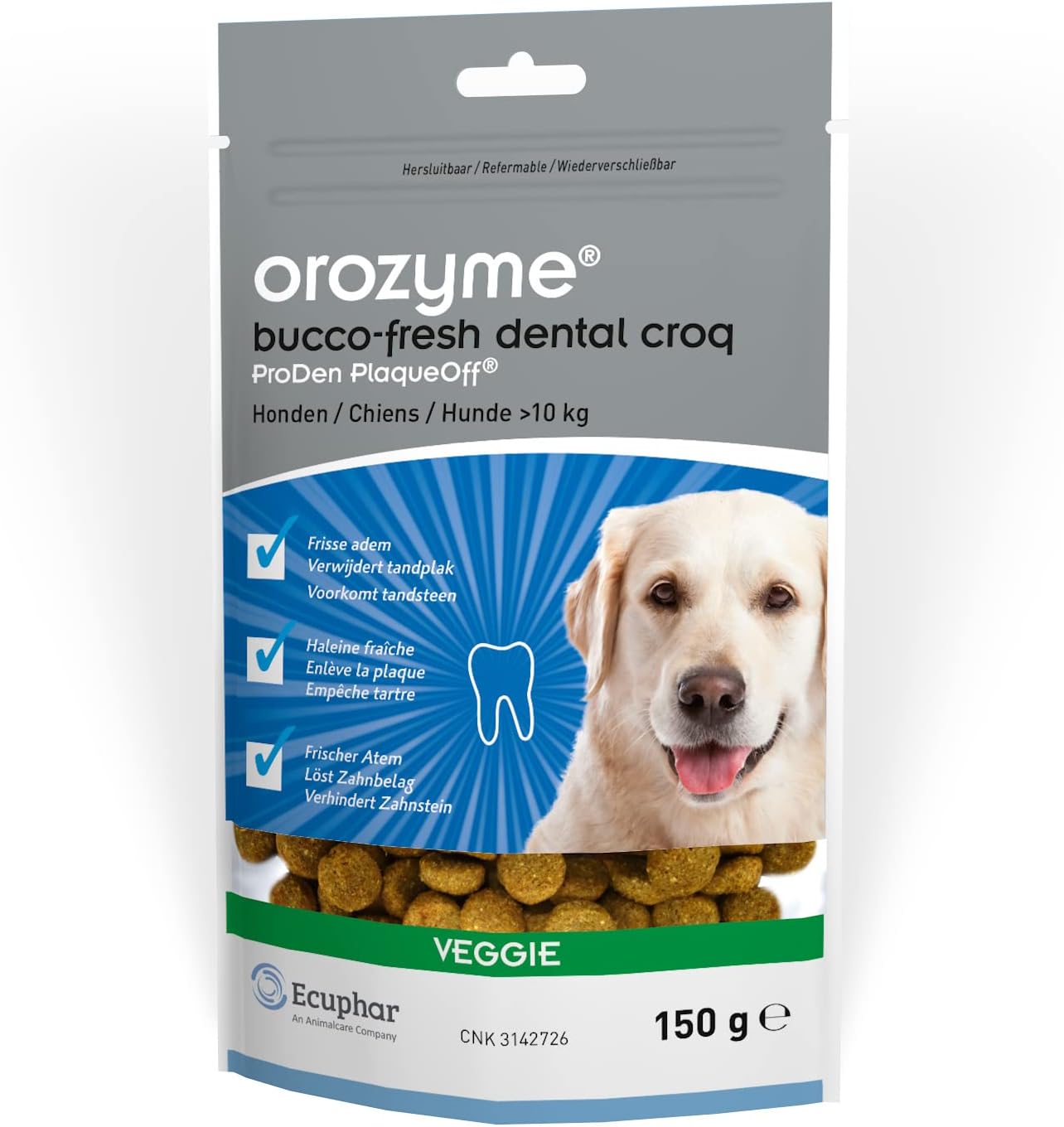 Bucco-Fresh Dental Croq - Large 150g (over 10kg)