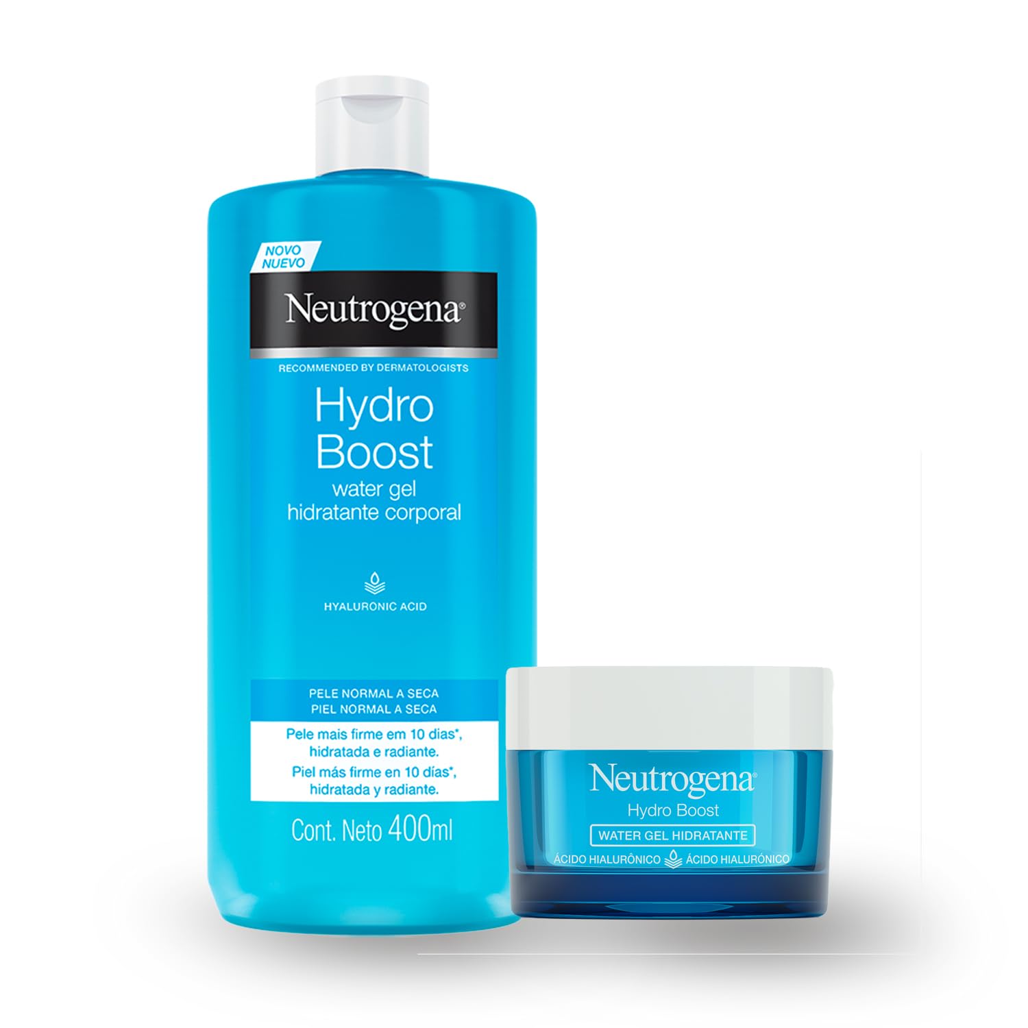 Imagen del producto: Neutrogena Pack Hydroboost Acido Hialuronico Gel Crema 400 ml + Water Gel 50 gr