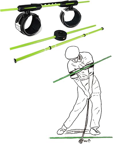 SWINGALIGN Entrenador de swing de golf, paquete de alineación de columpio, ayudas de entrenamiento de golf para una mejora rápida y garantizada. Más