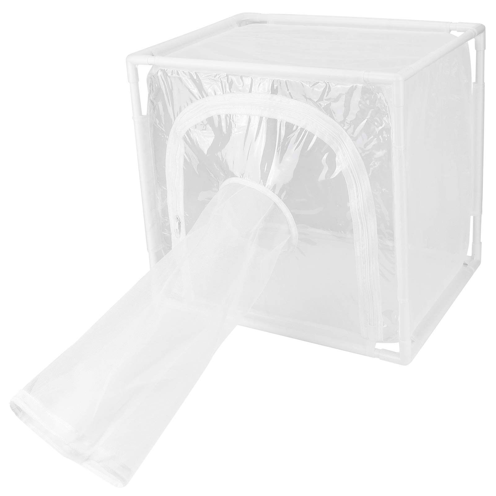 Cage à insectes et papillons avec cadre en tuyau en PVC