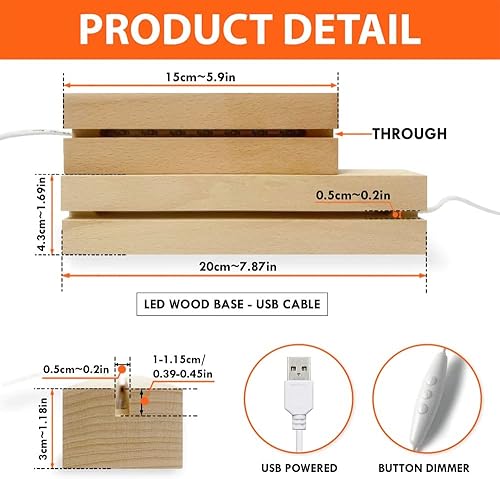 Miniatura 3 de IZI POD Luz LED personalizada para dormitorio, luz nocturna para niños y niñas, nombre personalizado, decoración de dormitorio, día de la madre,