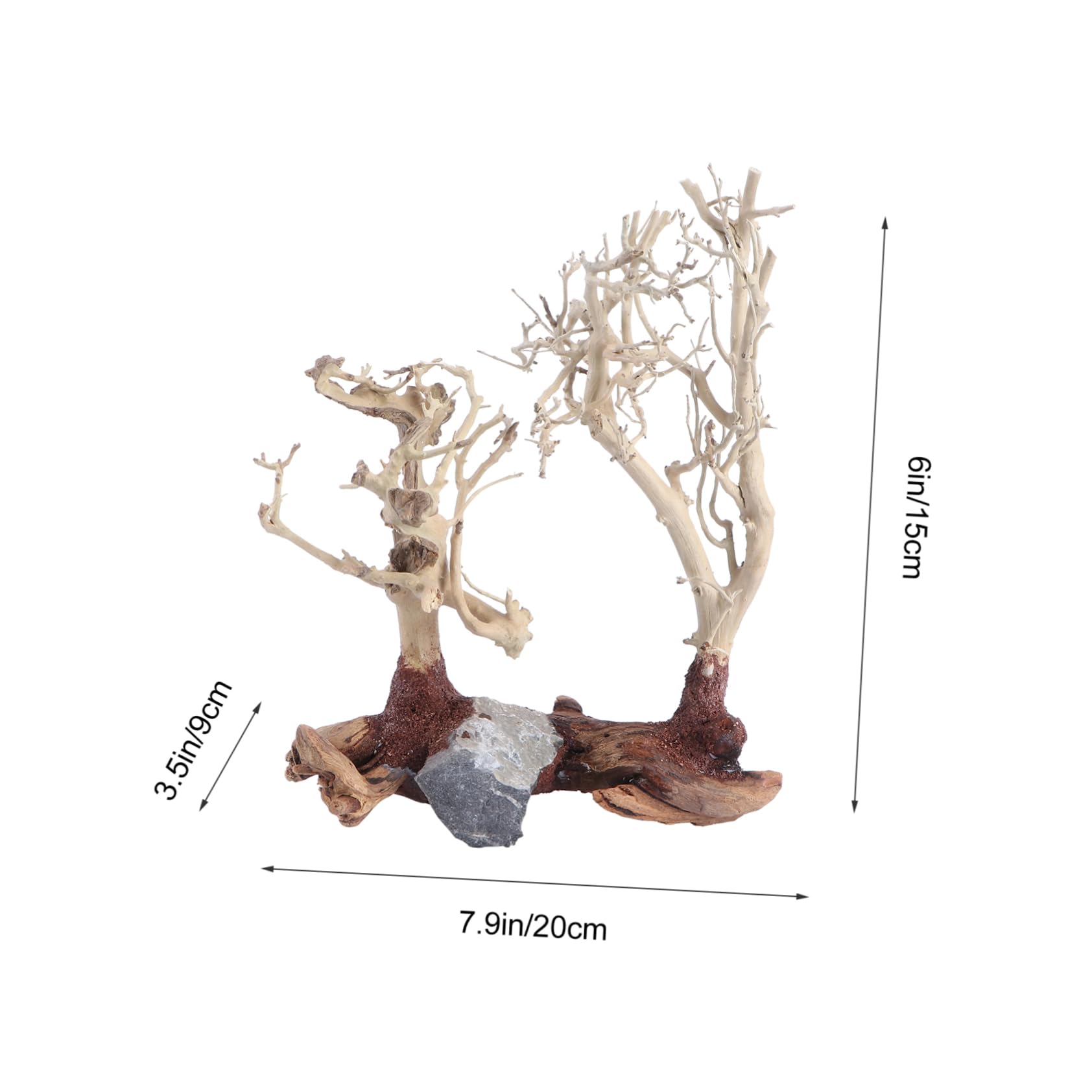 Toddmomy 3piezas Adorno De Acuario Forma De Ramas Secas Decoración Natural para Peceras y Acuarios Acuático Único y Vitalidad
