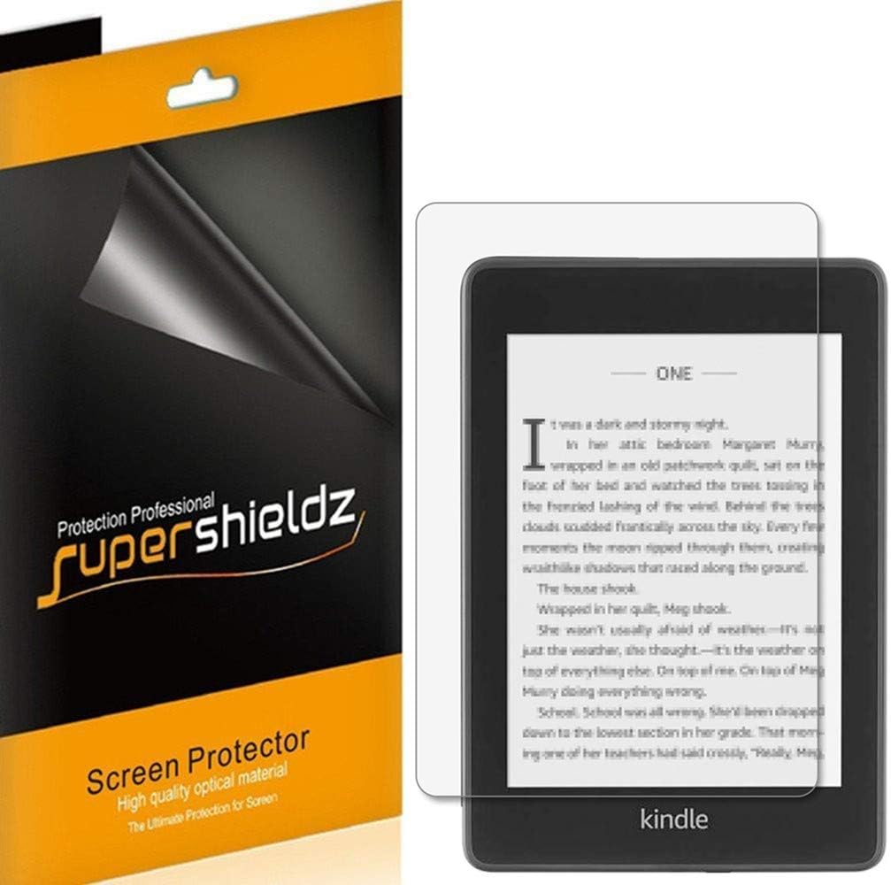 Supershieldz [3-Pack] for Kindle Paperwhite (10th Generation - 2018 Release) Screen Protector, Anti-Glare & Anti-Fingerprint (Matte) Shield + Lifetime Replacement