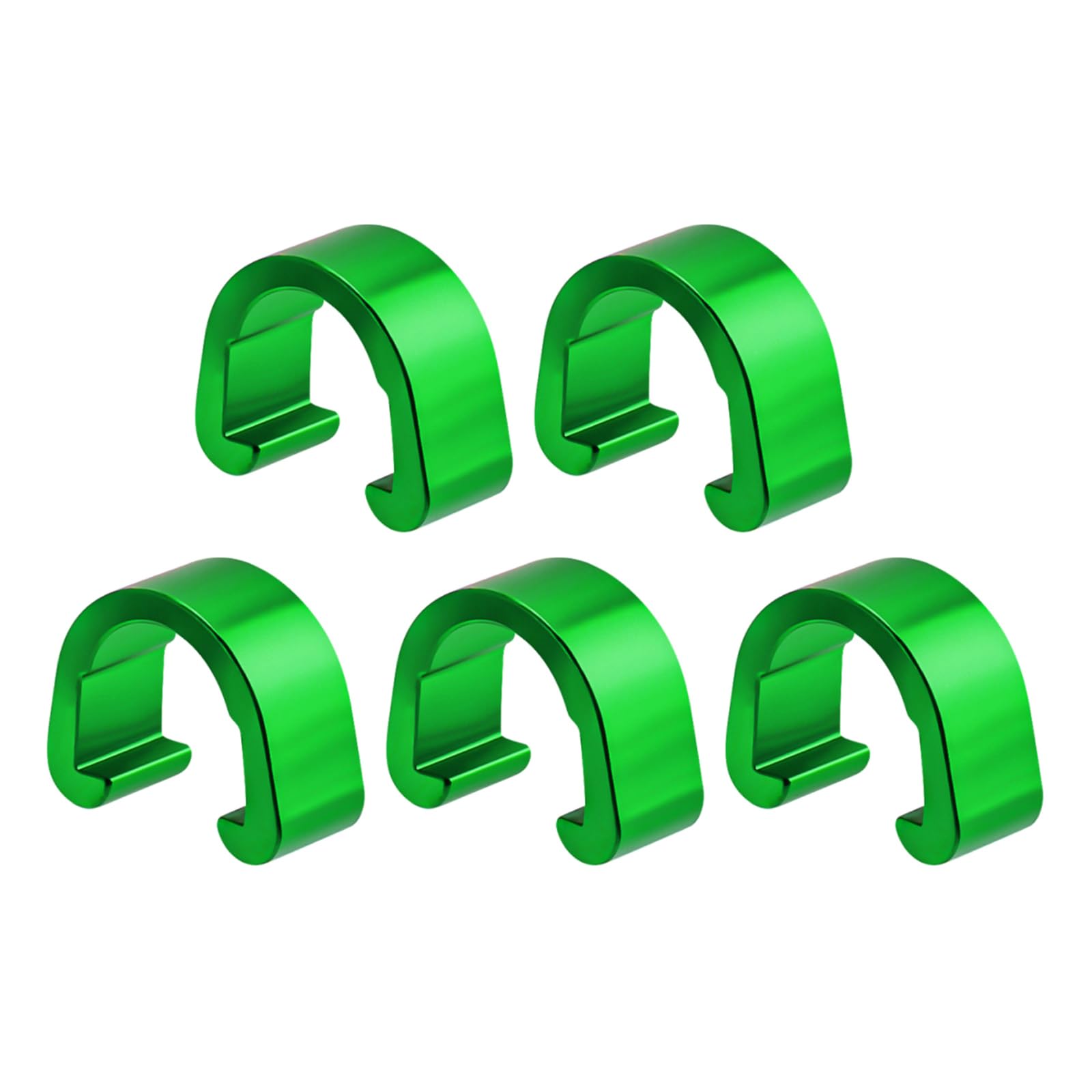 Jazuaiao 5pcs Bicycles Brake Cables Clip Aluminum Durability Bike Oil Tube Fixed Clamps for Mountain and Road Bikes Brake Derailleurs Cable Holder High Strengths Bike Cable Fasteners